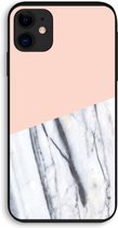 Case Company® - Hoesje geschikt voor iPhone 11 hoesje - A touch of peach - Biologisch Afbreekbaar Telefoonhoesje - Bescherming alle Kanten en Schermrand