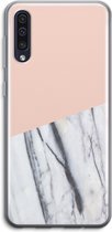 Case Company® - Hoesje geschikt voor Samsung Galaxy A50 hoesje - A touch of peach - Soft Cover Telefoonhoesje - Bescherming aan alle Kanten en Schermrand