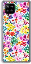 Case Company® - Hoesje geschikt voor Samsung Galaxy A42 5G hoesje - Little Flowers - Soft Cover Telefoonhoesje - Bescherming aan alle Kanten en Schermrand