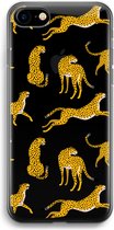 Case Company® - Hoesje geschikt voor iPhone 7 hoesje - Luipaard - Soft Cover Telefoonhoesje - Bescherming aan alle Kanten en Schermrand