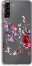 Case Company® - Hoesje geschikt voor Samsung Galaxy S21 Plus hoesje - Mooie bloemen - Soft Cover Telefoonhoesje - Bescherming aan alle Kanten en Schermrand