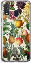 Case Company® - Hoesje geschikt voor Samsung Galaxy A40 hoesje - Classic Flora - Soft Cover Telefoonhoesje - Bescherming aan alle Kanten en Schermrand