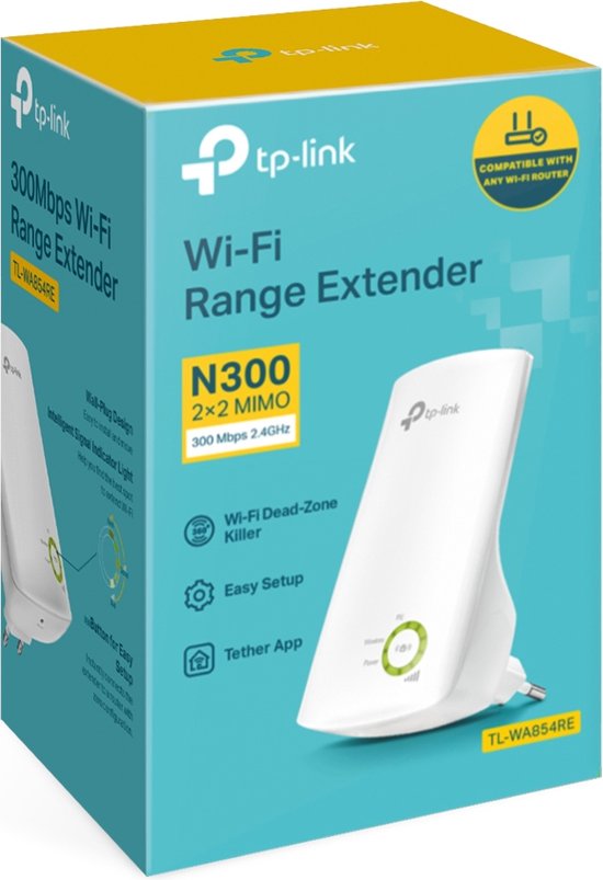 TP-Link TL-WA854RE - WiFi Repeater - 300 Mbps