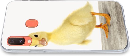 Coque Samsung Galaxy Chambre de bébé - Bébé - Caneton - Poussin Canard - Doux - Chambre de bébé - Chambre de fille - Coque de téléphone en Siliconen -
