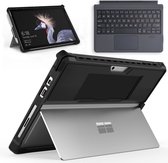 Toetsenbord & Tablet Hoes met schouderband geschikt voor Microsoft Surface Go / Go 2 / Go 3 - Bluetooth Toetsenbord met Touchpad - Zwart