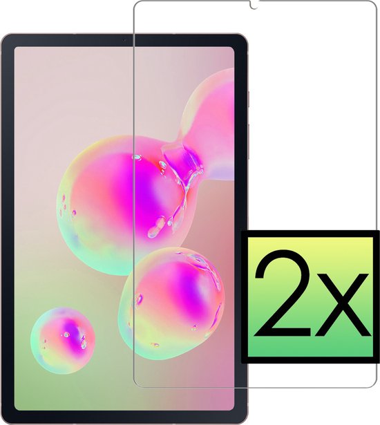 Screenprotector Geschikt voor Samsung Galaxy Tab S6 Lite Screenprotector Bescherm Glas Screen Protector - 2x