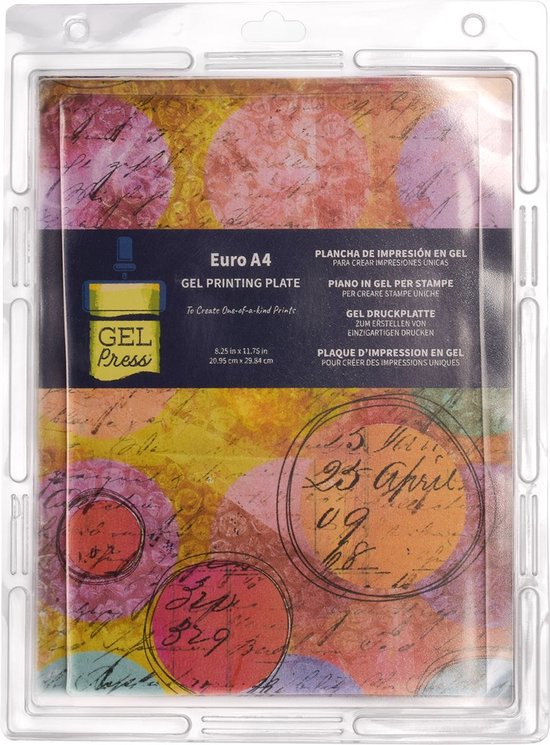 Plaque d'impression Gel Press A4