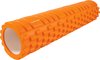 Tunturi Yoga Grid Foam Roller - Foam roller the grid - Foamroller - Fitness Roller - 61cm - Oranje - Incl. gratis fitness app