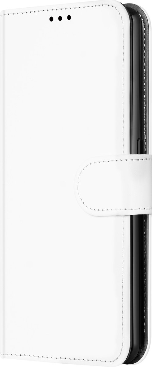 Book Case Telefoonhoesje voor de OPPO Find X5 Pro Wit met Pasjeshouder