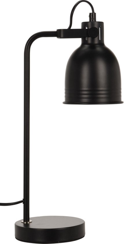 Lampe à poser/lampe de bureau métal noir 38 x 11 cm - Lampes de salon/bureau  | bol