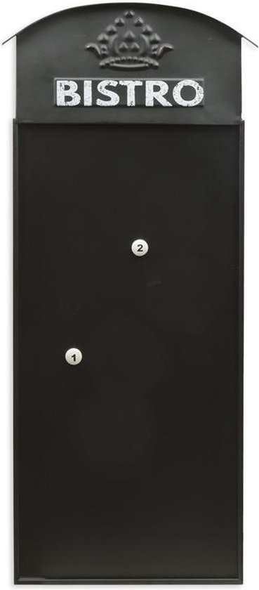 Magneetbord - Bistro - Klassiek bord zwart