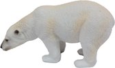 Witte plastic ijsbeer 11 cm