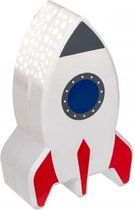 Veilleuse à piles / Veilleuse Rocket avec projecteur étoile / projecteur / 15 x 9,5 x 5,5 cm / projection étoile / veilleuse / chambre d'enfants /