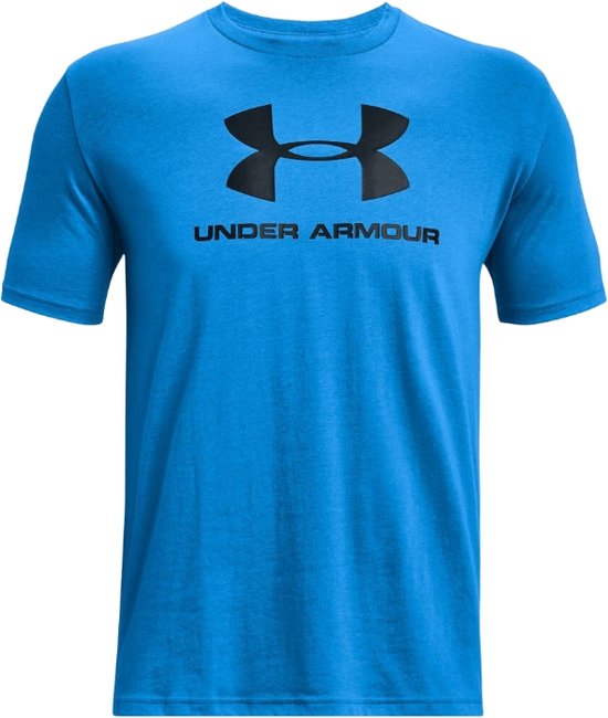 Under Armour Sportstyle Logo Tee 1329590-787, Mannen, Blauw, T-shirt, maat: M