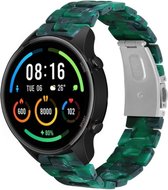 Resin bandje geschikt voor Xiaomi Mi Watch / Xiaomi Watch S1 / Watch S1 Pro / Watch 2 Pro - Active - groen