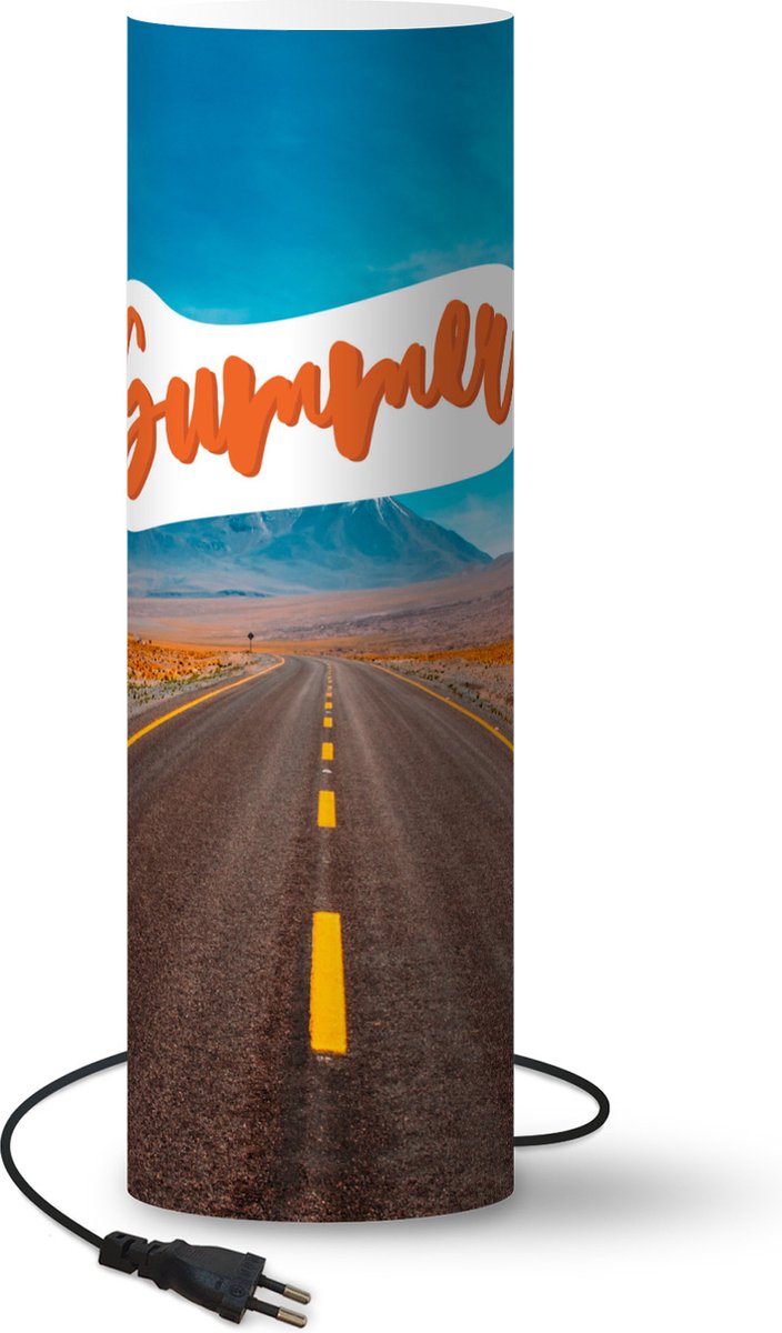 Lamptiger Tafellamp - Roadtrip - Ø 19 Cm - E14 - Multicolor