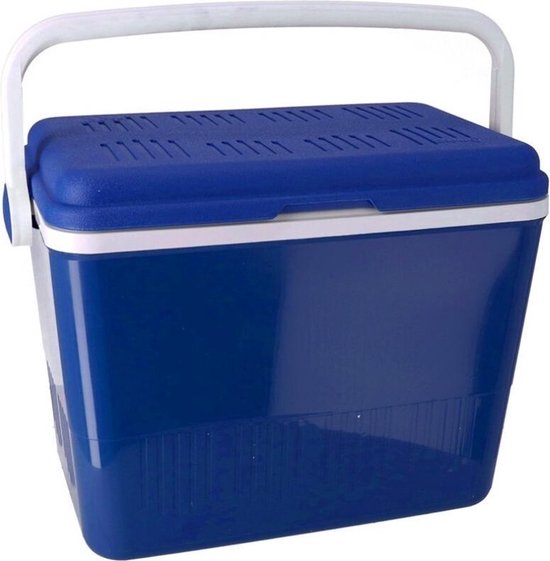 Koelbox 2-in-1 donkerblauw 42 liter 35 x 55 x 39 cm incl. 6 koelelementen |  bol.com