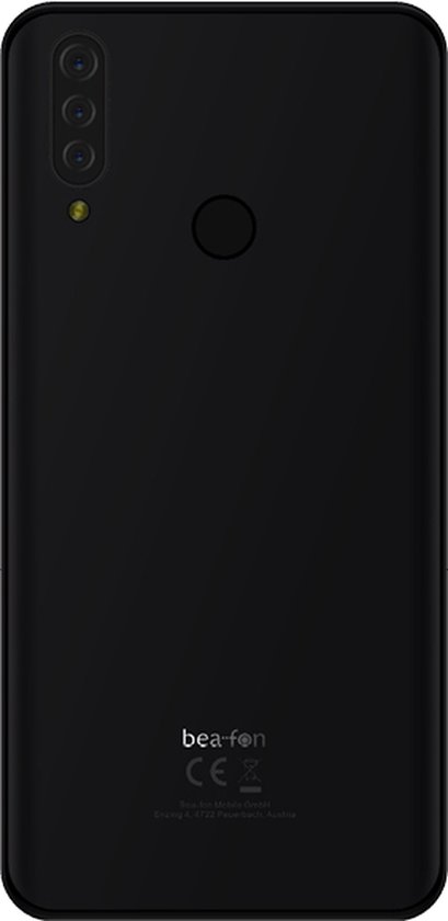Beafon M6 Senioren smartphone | Display 6.26" | Dual SIM | Android 10.0 | 4G USB Type-C | Zwart