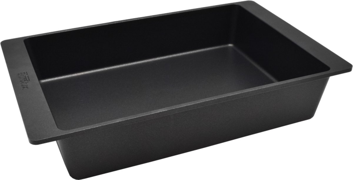 Eurolux Braadschaal van Gerecycled Aluminium - 6.5 Liter - Zwart - 41x26x8 cm - Geschikt voor Alle Warmtebronnen