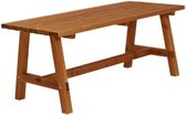 Tafel vuren - Country gegrond teak 75 x 177 x 72 cm