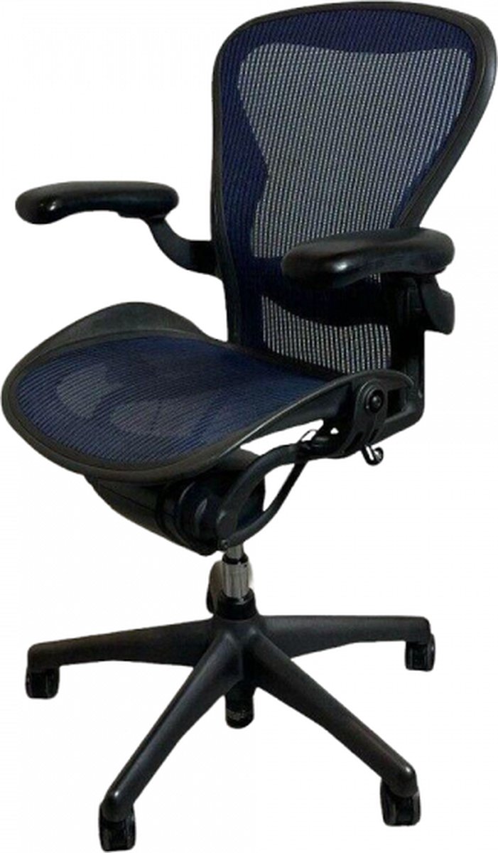 Herman Miller Aeron -Maat B - Blauw