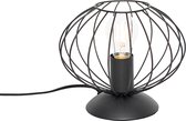 QAZQA margarita - Design Tafellamp - 1 lichts - H 19 cm - Zwart - Woonkamer | Slaapkamer | Keuken