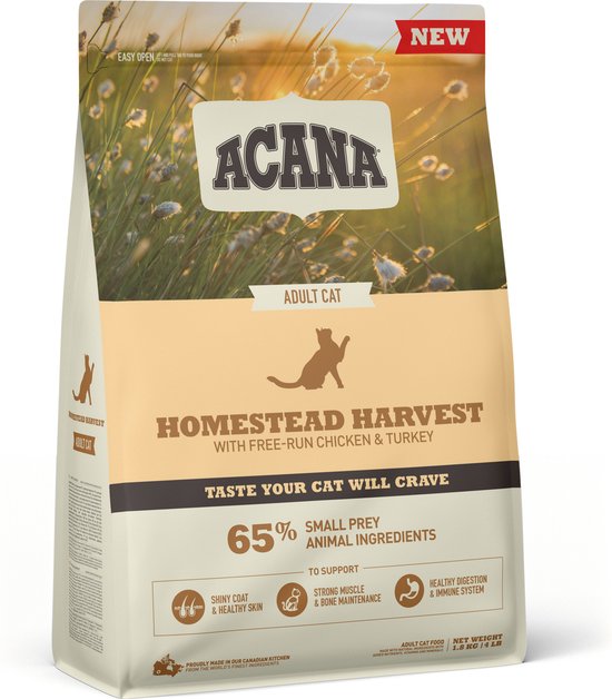 Acana Kattenvoer Homestead Harvest 1,8 kg | bol.com
