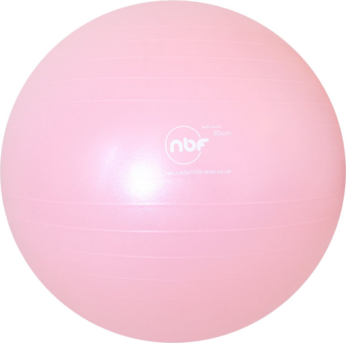 Birth Ball - 75 cm - roze - Natural Birth & Fitness Ball met pomp - Zwangerschapsbal