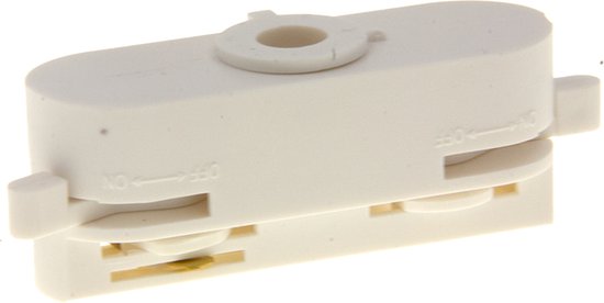 Foto: Pendel adapter 1 fase rails wit