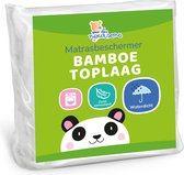 Baby Bamboe Matrasbeschermer 60x120 cm - Waterdicht -  Zacht Aanvoelend - Vrij van chemische behandelingen - Ademend en Stil