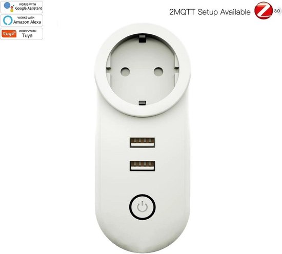 Prise intelligente avec broche de terre, Zigbee®