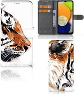 Hoesje met Tekst Samsung Galaxy A03 Telefoon Hoesje Tiger