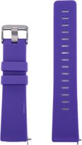 Siliconen bandje - geschikt voor Fitbit Versa / Versa 2 - maat M/L - paars