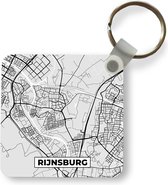 Sleutelhanger - Uitdeelcadeautjes - Rijnsburg - Plattegrond - Kaart - Stadskaart - Plastic