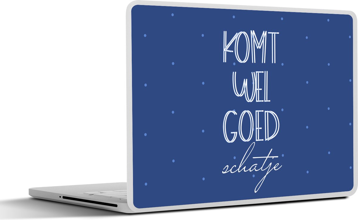 Laptop sticker - 14 inch - Get well soon - Spreuken - Liefde - 32x5x23x5cm - Laptopstickers - Laptop skin - Cover