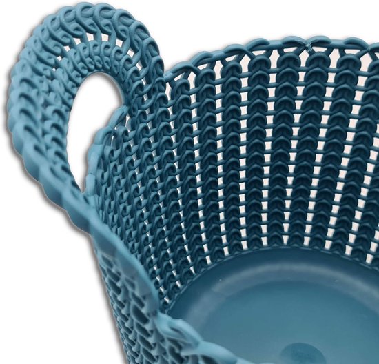 Curver knit mandje XS - 3 liter - misty blue Curver knit mandje XS - 3 liter - misty blue