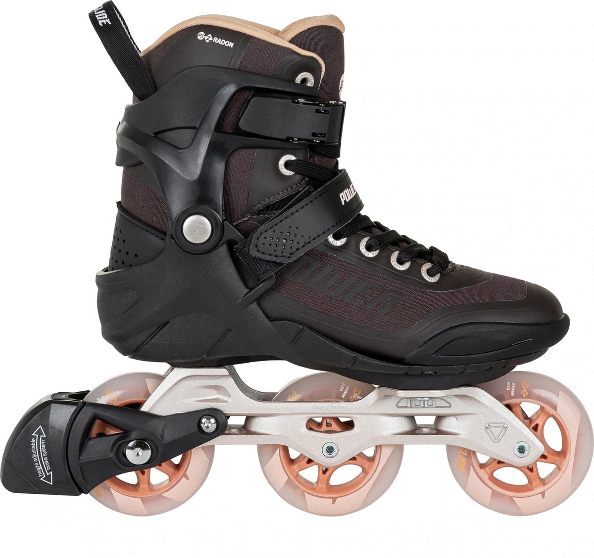 Powerslide Phuzion Inlineskates Unisex Zwart