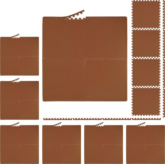 CCLIFE Zerro Vloerbeschermingsmat in de vorm van een puzzel, 1 cm dik, van EVA-schuim, in CCLIFE Zerro Vloerbeschermingsmat in de vorm van een puzzel, 1 cm dik, van EVA-schuim, in