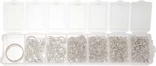 1000x 304 Sterke Roestvrij Staal Open Gespleten Springringen Connector Sieraden Bevindingen DIY Craft Loop Geen Vervagen Zilver/Geel Goud/Rose Goud Bulk (10 mm, Antiek Brons