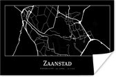 Poster Carte - Carte - Zaanstad - Plan de la ville - 90x60 cm