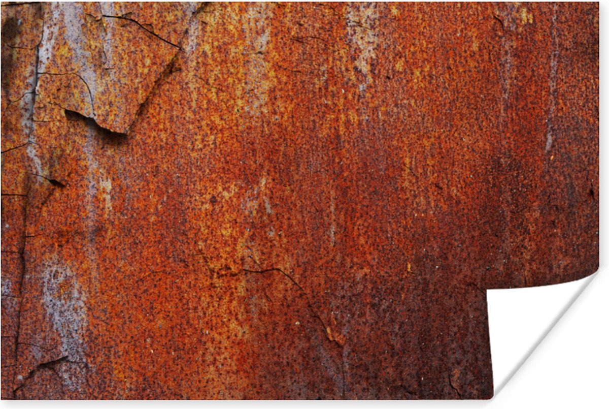 Poster Industrieel - Staal - Roest - 120x80 cm