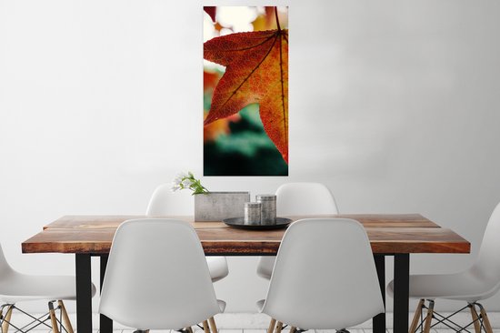 Poster 40x80 cm - Herfst - Landelijk - Bladeren - Seizoenen - Landelijk - Posters - Kamer decoratie - Wanddecoratie woonkamer - Muurdecoratie slaapkamer
