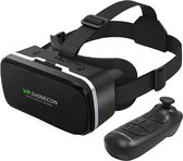VR Bril Smartphone Inclusief Conctroller – Virtual Reality Bril – VR Headset – 3D Bril – Bluetooth – Android & IOS – Draadloos - Zwart