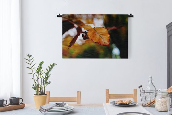 Tapisserie - Toile Murale - Beuk - Automne - Feuilles - 90x60 cm - Tapisserie