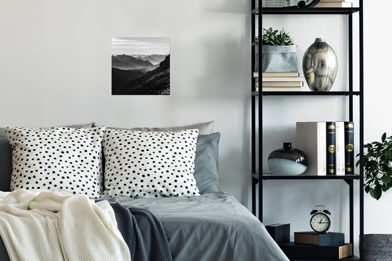 Affiche Montagnes - Nature - Brouillard - 30x30 cm