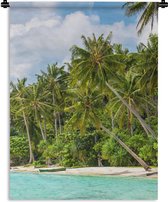 Tenture murale - Tapisserie murale - Palmier - Mer - Tropical - 90x120 cm - Tapisserie murale