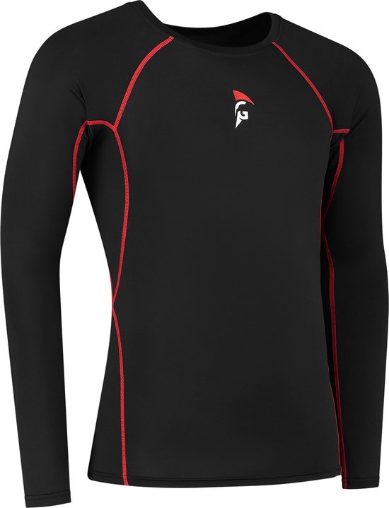 CARWORNIC Heren Capuchonpullover - Sneldrogend Sportshirt Met Capuchon Zwart/Wit