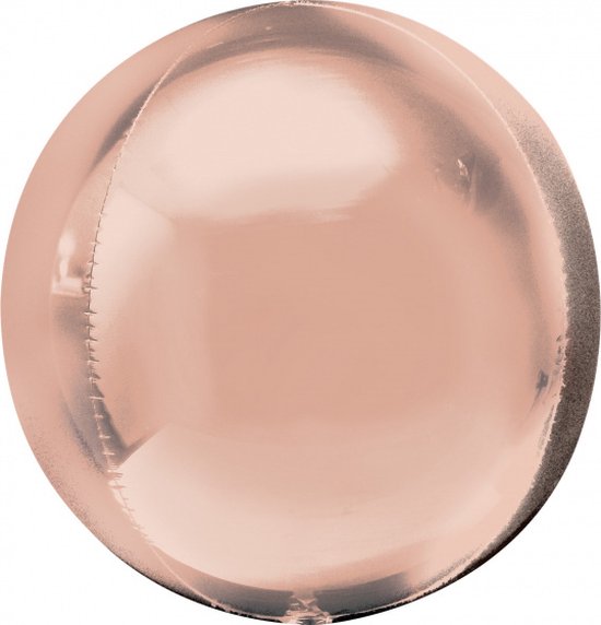 folieballon Orbz 53 cm roségoud