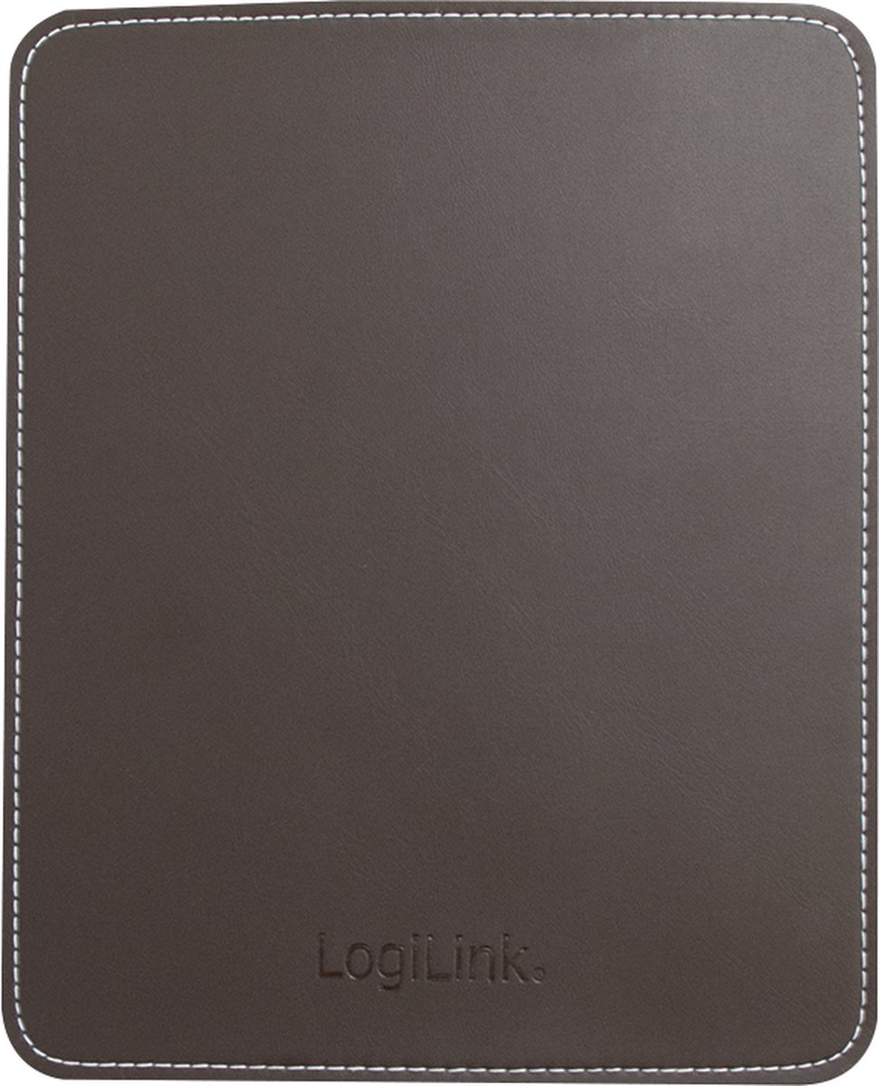 LogiLink ID0151 Muismat Lederoptiek bruin (b x h x d) 220 x 3 x 180 mm