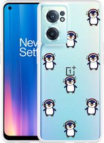 OnePlus Nord CE2 Hoesje Chillin like a penguin - Designed by Cazy